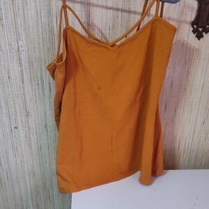 Orange Spaghetti Strap Top